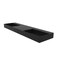 Castello Usa Juniper 72 in Solid Surface Wall-Mounted Bathroom Sink in Black with No Faucet Hole CB-GM-2056-72-B-NH - alternate 5